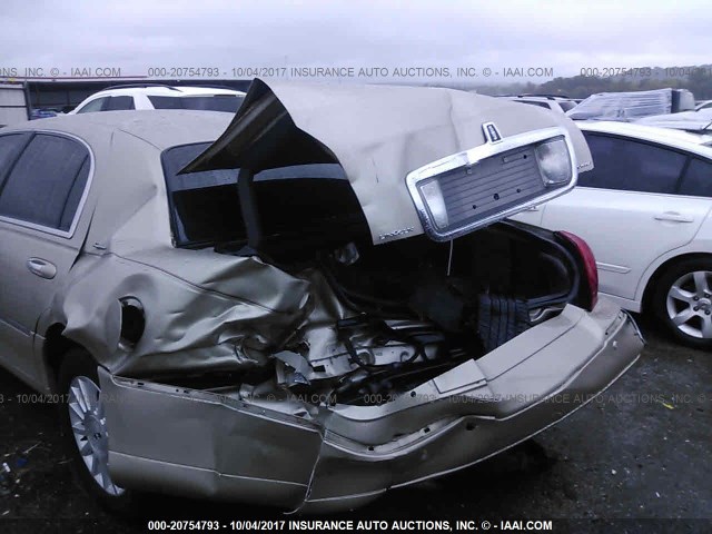 1LNHM81W84Y643997 - 2004 LINCOLN TOWN CAR EXECUTIVE/SIGNATURE GOLD photo 6