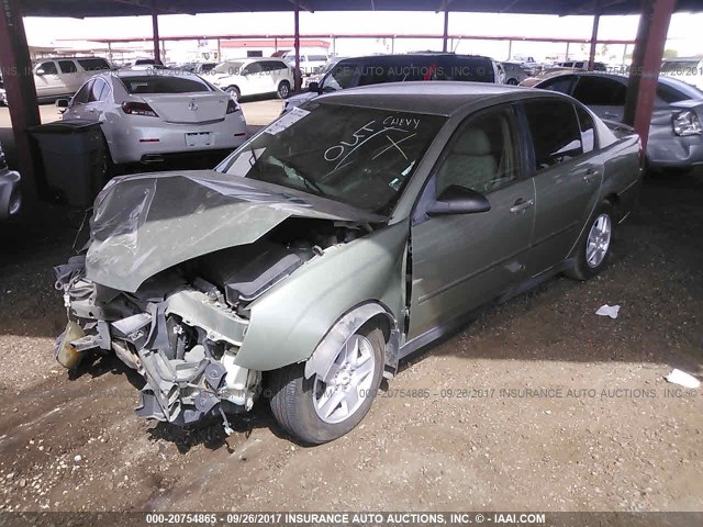 1G1ZT54824F244420 - 2004 CHEVROLET MALIBU LS მწვანე ფოტო 2
