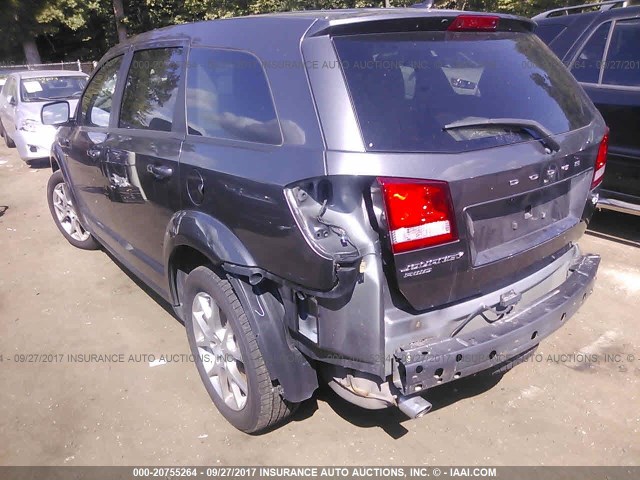 3C4PDDEG2ET154350 - 2014 DODGE JOURNEY R/T Dark Brown photo 3