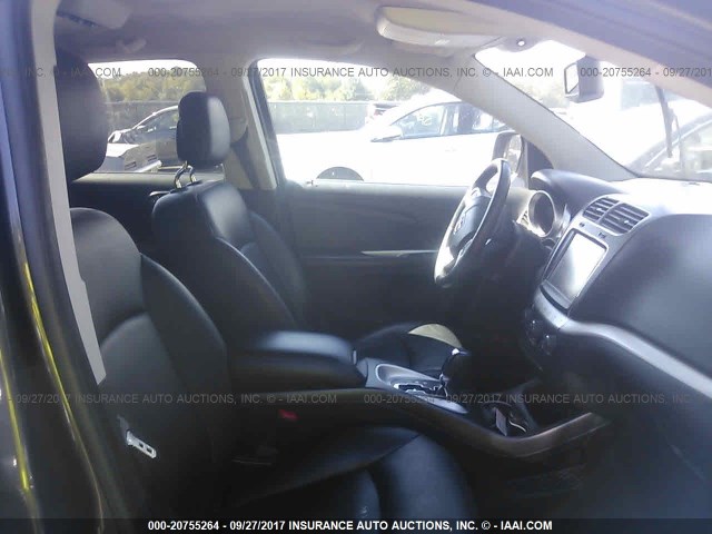 3C4PDDEG2ET154350 - 2014 DODGE JOURNEY R/T Dark Brown photo 5