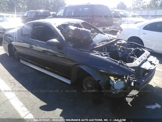 2G1WX15K719329154 - 2001 CHEVROLET MONTE CARLO SS შავი ფოტო 1