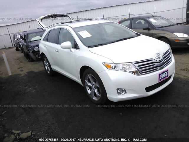 4T3BK11A19U010416 - 2009 TOYOTA VENZA WHITE photo 1