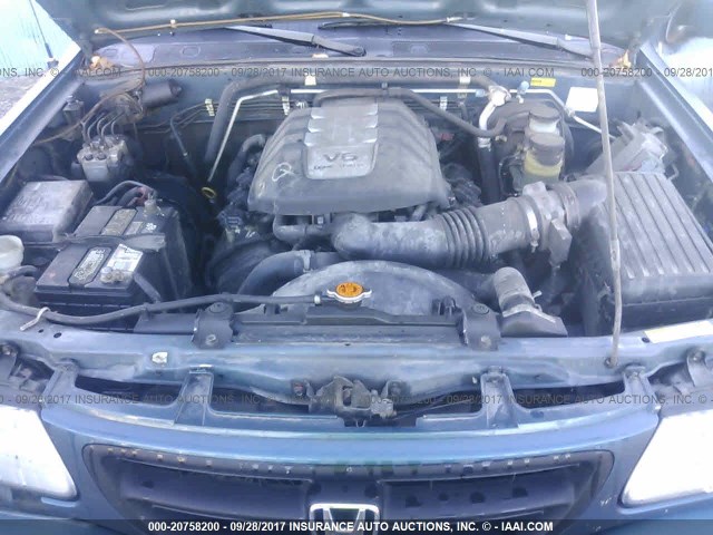 4S6DM58W514402945 - 2001 HONDA PASSPORT EX/LX BLUE photo 10