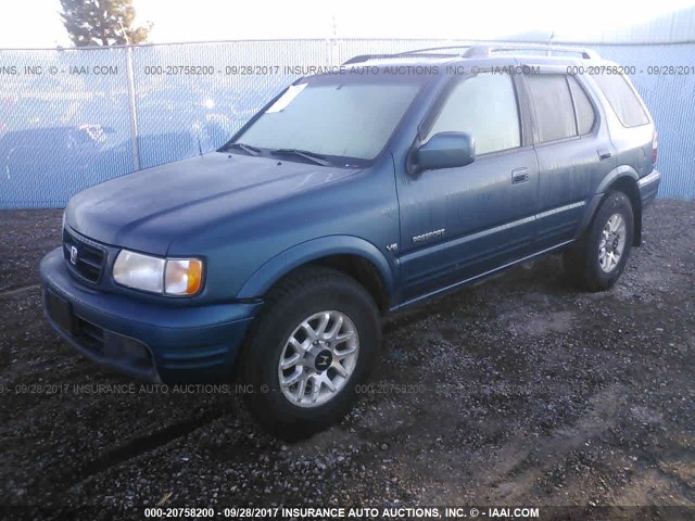 4S6DM58W514402945 - 2001 HONDA PASSPORT EX/LX 蓝色 照片 2