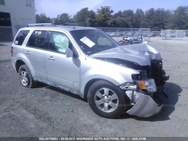 1FMCU9EG8BKA90531 - 2011 FORD ESCAPE LIMITED SILVER photo 1