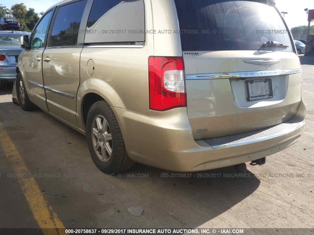 2A4RR5DG1BR694444 - 2011 CHRYSLER TOWN & COUNTRY TOURING GOLD photo 3