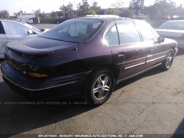 1G2HX52K1XH207135 - 1999 PONTIAC BONNEVILLE SE BURGUNDY photo 4