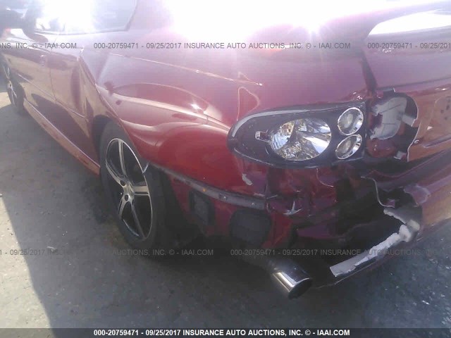 6G2VX12U16L540396 - 2006 PONTIAC GTO RED photo 6