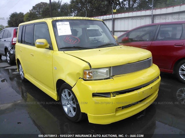 JTLKT324554015552 - 2005 TOYOTA SCION XB Amarillo foto 1