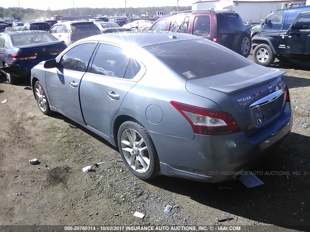 1N4AA5AP6BC859675 - 2011 NISSAN MAXIMA S/SV Light Blue photo 3