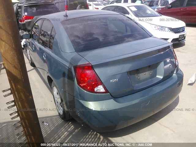 1G8AJ55F36Z131904 - 2006 SATURN ION LEVEL 2 GREEN photo 3