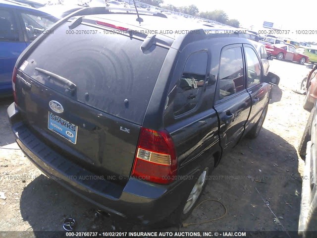 KNDJF724667189202 - 2006 KIA NEW SPORTAGE  BROWN photo 4