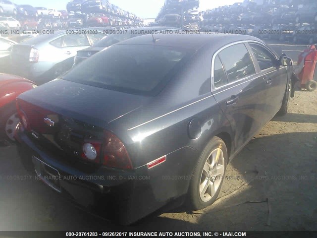 1G1ZG57B29F162349 - 2009 CHEVROLET MALIBU LS 黑色 照片 4
