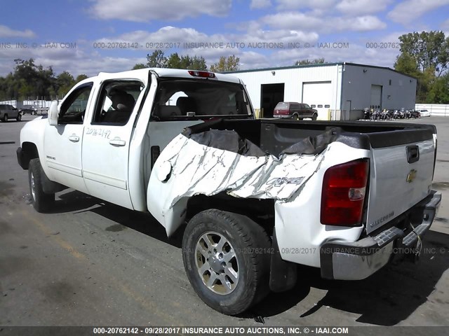 1GC4K1E85EF186784 - 2014 CHEVROLET SILVERADO K3500 LTZ WHITE photo 6