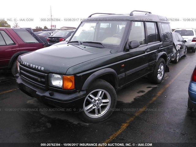 SALTW12442A749360 - 2002 LAND ROVER DISCOVERY II SE GREEN photo 2