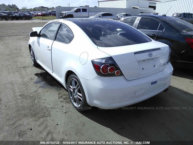 JTKDE3B7XA0303442 - 2010 TOYOTA SCION TC 白色 照片 3