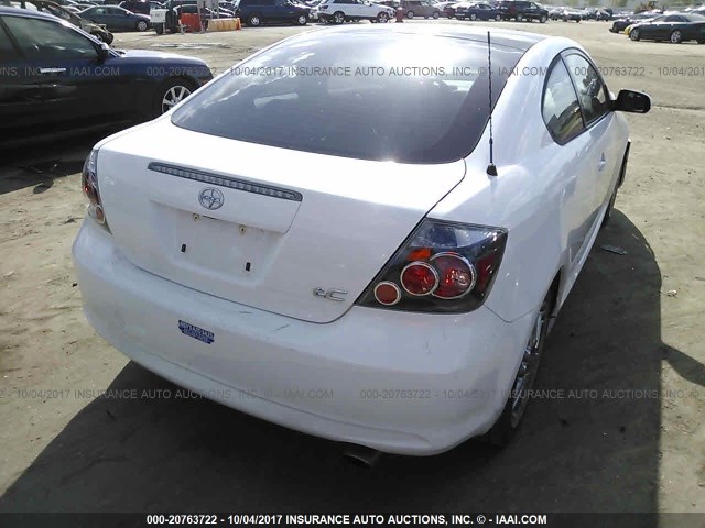 JTKDE3B7XA0303442 - 2010 TOYOTA SCION TC 白色 照片 4