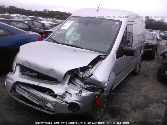 NM0LS7DN3CT117514 - 2012 FORD TRANSIT CONNECT XLT SILVER photo 2