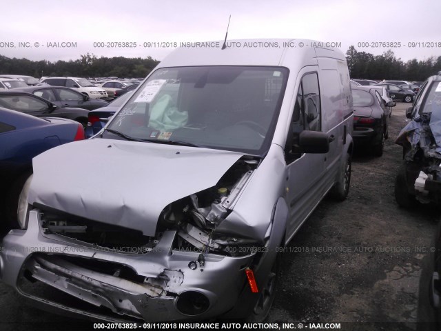 NM0LS7DN3CT117514 - 2012 FORD TRANSIT CONNECT XLT SILVER photo 6