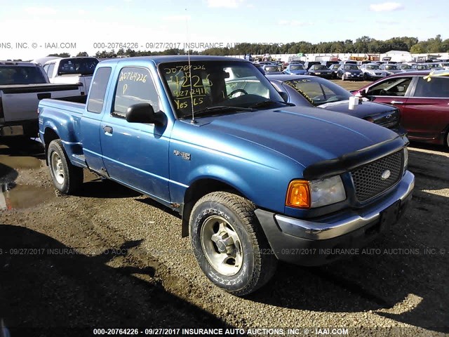 1FTZR15E81PA71995 - 2001 FORD RANGER SUPER CAB BLUE photo 1