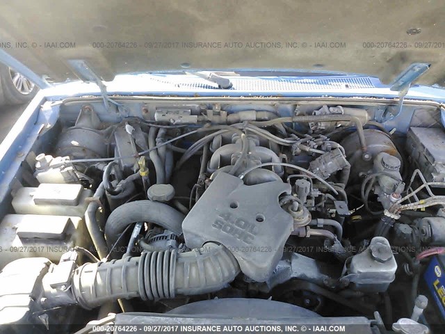 1FTZR15E81PA71995 - 2001 FORD RANGER SUPER CAB BLUE photo 10