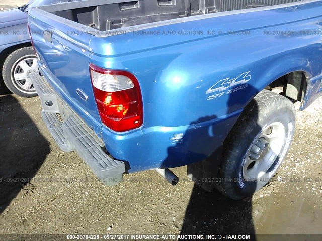 1FTZR15E81PA71995 - 2001 FORD RANGER SUPER CAB BLUE photo 6