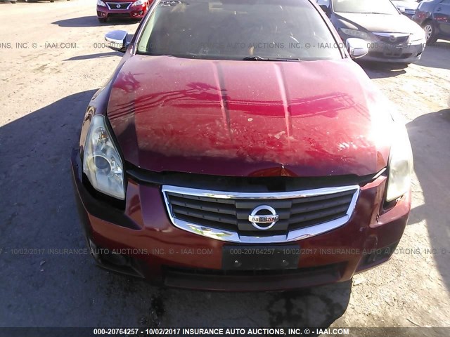 1N4BA41E47C806171 - 2007 NISSAN MAXIMA SE/SL RED photo 6