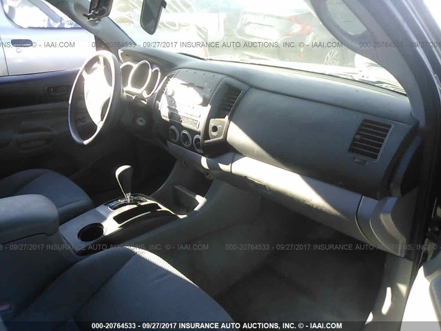 5TETX22N78Z484287 - 2008 TOYOTA TACOMA ACCESS CAB Schwarz Foto 5