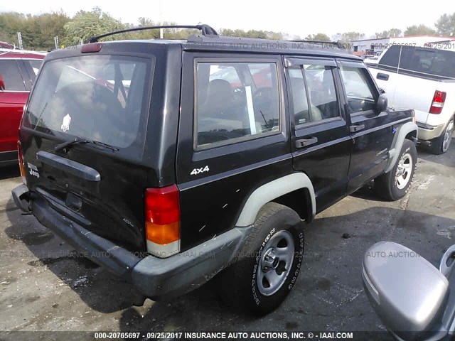 1J4FJ68S6WL248349 - 1998 JEEP CHEROKEE SPORT/CLASSIC BLACK photo 4