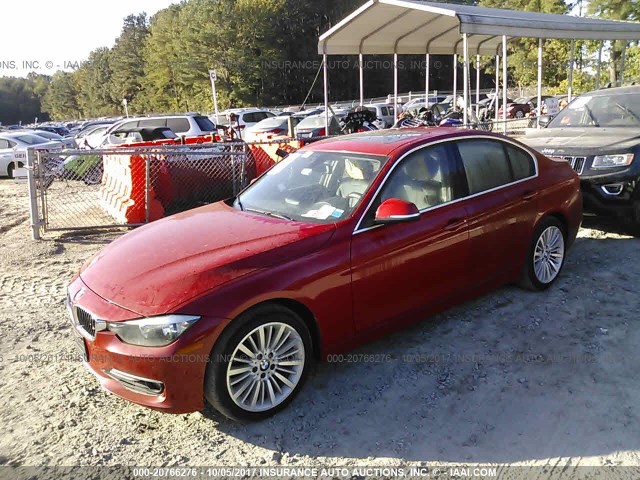 WBA3B5C59DJ598811 - 2013 BMW 328 XI SULEV RED photo 2