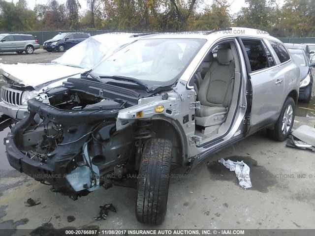 5GAEV23718J205913 - 2008 BUICK ENCLAVE CXL ვერცხლისფერი ფოტო 2