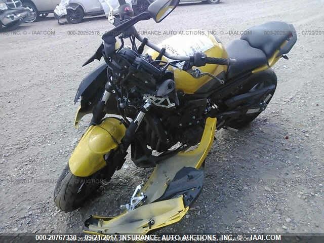 JYARJ18E29A004497 - 2009 YAMAHA FZ6 R YELLOW photo 2