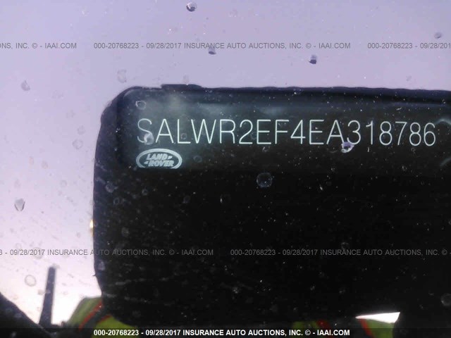 SALWR2EF4EA318786 - 2014 LAND ROVER RANGE ROVER SPORT SC BLACK photo 9