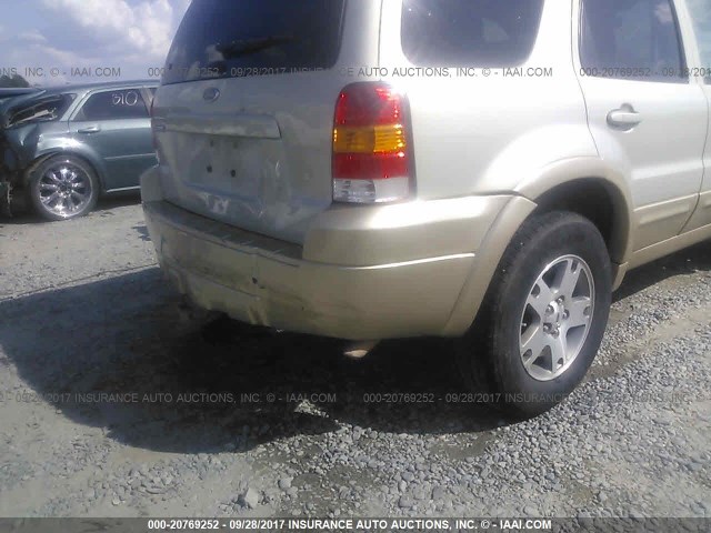 1FMYU04125KA31218 - 2005 FORD ESCAPE LIMITED GOLD photo 6