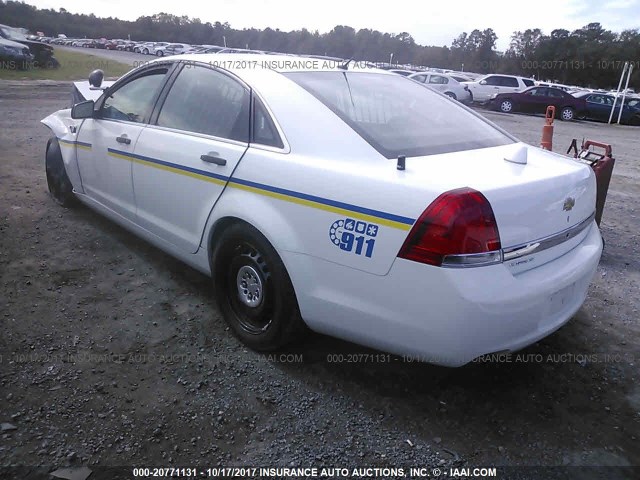 6G3NS5U29FL116493 - 2015 CHEVROLET CAPRICE POLICE WHITE photo 3