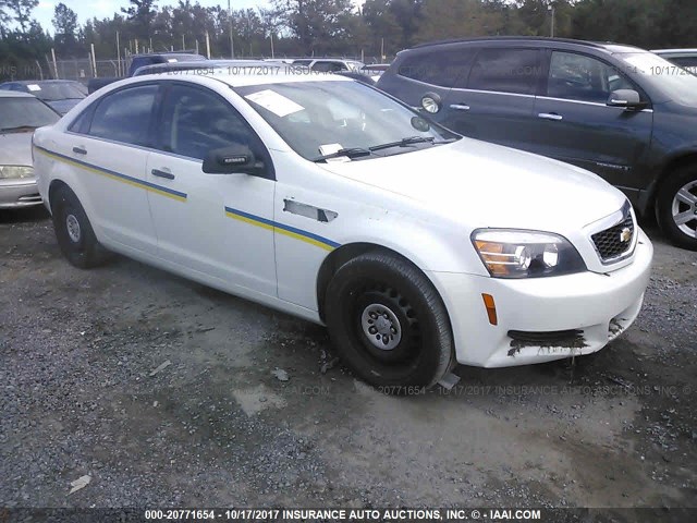 6G3NS5U24FL118796 - 2015 CHEVROLET CAPRICE POLICE WHITE photo 1