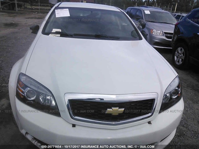 6G3NS5U24FL118796 - 2015 CHEVROLET CAPRICE POLICE WHITE photo 6