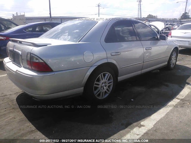 1LNHM87A04Y638479 - 2004 LINCOLN LS SILVER photo 4