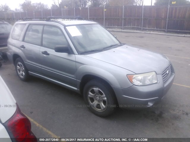 JF1SG63697H729915 - 2007 SUBARU FORESTER 2.5X/SPORTS 2.5X GRAY photo 1