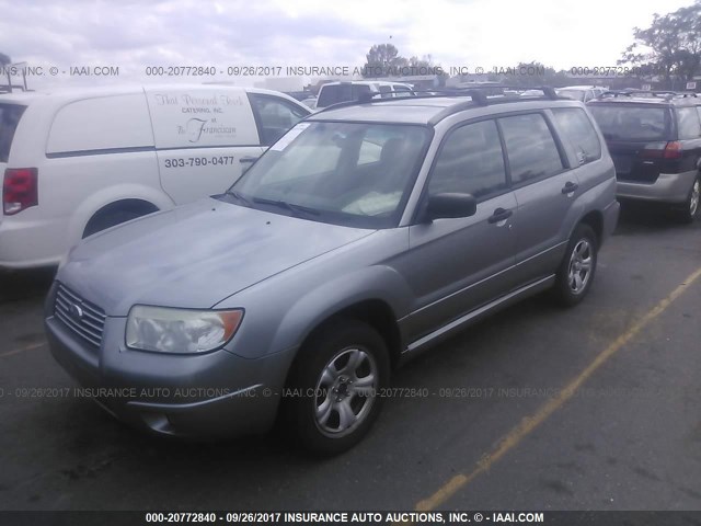 JF1SG63697H729915 - 2007 SUBARU FORESTER 2.5X/SPORTS 2.5X GRAY photo 2