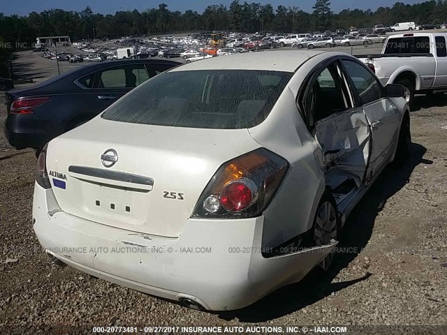 1N4AL21E79N549623 - 2009 NISSAN ALTIMA 2.5/2.5S WHITE photo 4