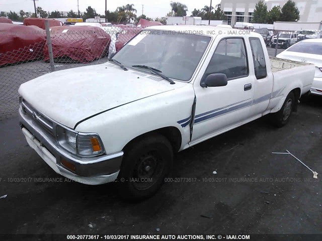 4TARN93P7RZ243332 - 1994 TOYOTA PICKUP 1/2 TON EX LONG WHLBSE DX WHITE photo 2