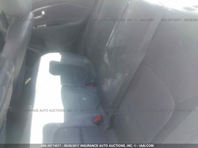 KNADN4A38C6054339 - 2012 KIA RIO EX/SX WHITE photo 8