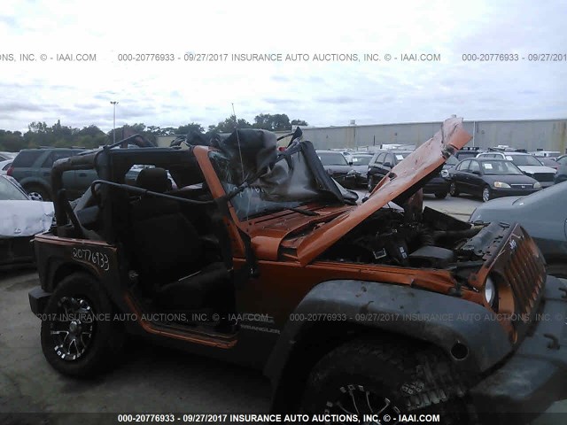 1J4AA2D18BL505845 - 2011 JEEP WRANGLER SPORT ORANGE photo 6