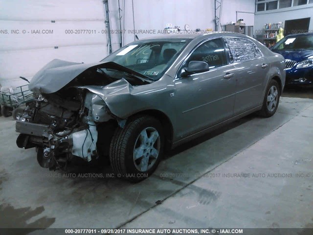 1G1ZG57B38F269165 - 2008 CHEVROLET MALIBU LS 棕色 照片 2