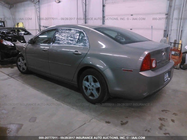 1G1ZG57B38F269165 - 2008 CHEVROLET MALIBU LS 棕色 照片 3
