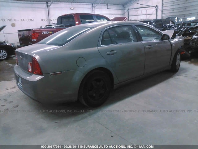 1G1ZG57B38F269165 - 2008 CHEVROLET MALIBU LS 棕色 照片 4