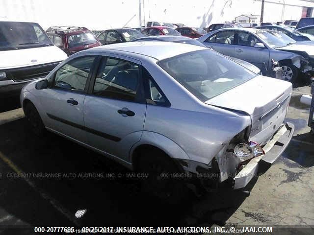 1FAFP33P21W332316 - 2001 FORD FOCUS LX GRAY photo 3