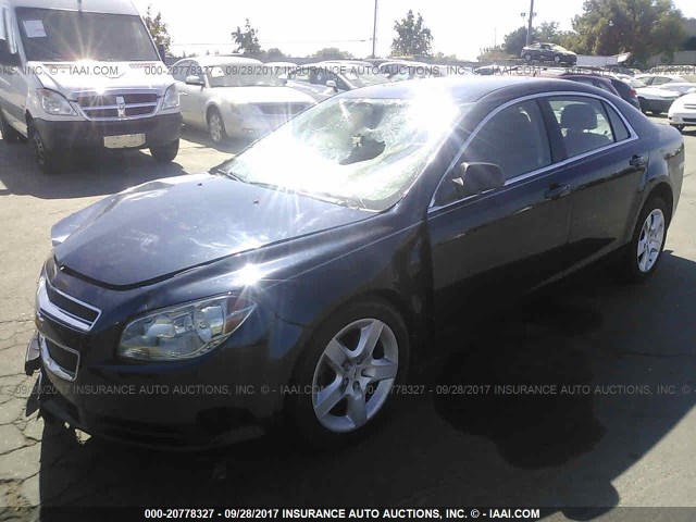 1G1ZB5E15BF332086 - 2011 CHEVROLET MALIBU LS Mavi foto 2