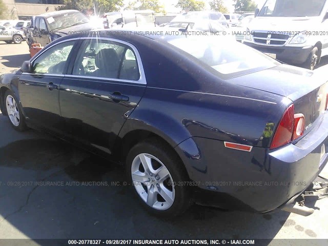 1G1ZB5E15BF332086 - 2011 CHEVROLET MALIBU LS Mavi foto 3
